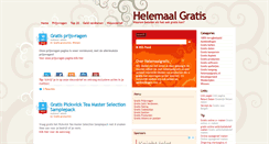 Desktop Screenshot of helemaalgratis.nl