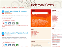 Tablet Screenshot of helemaalgratis.nl